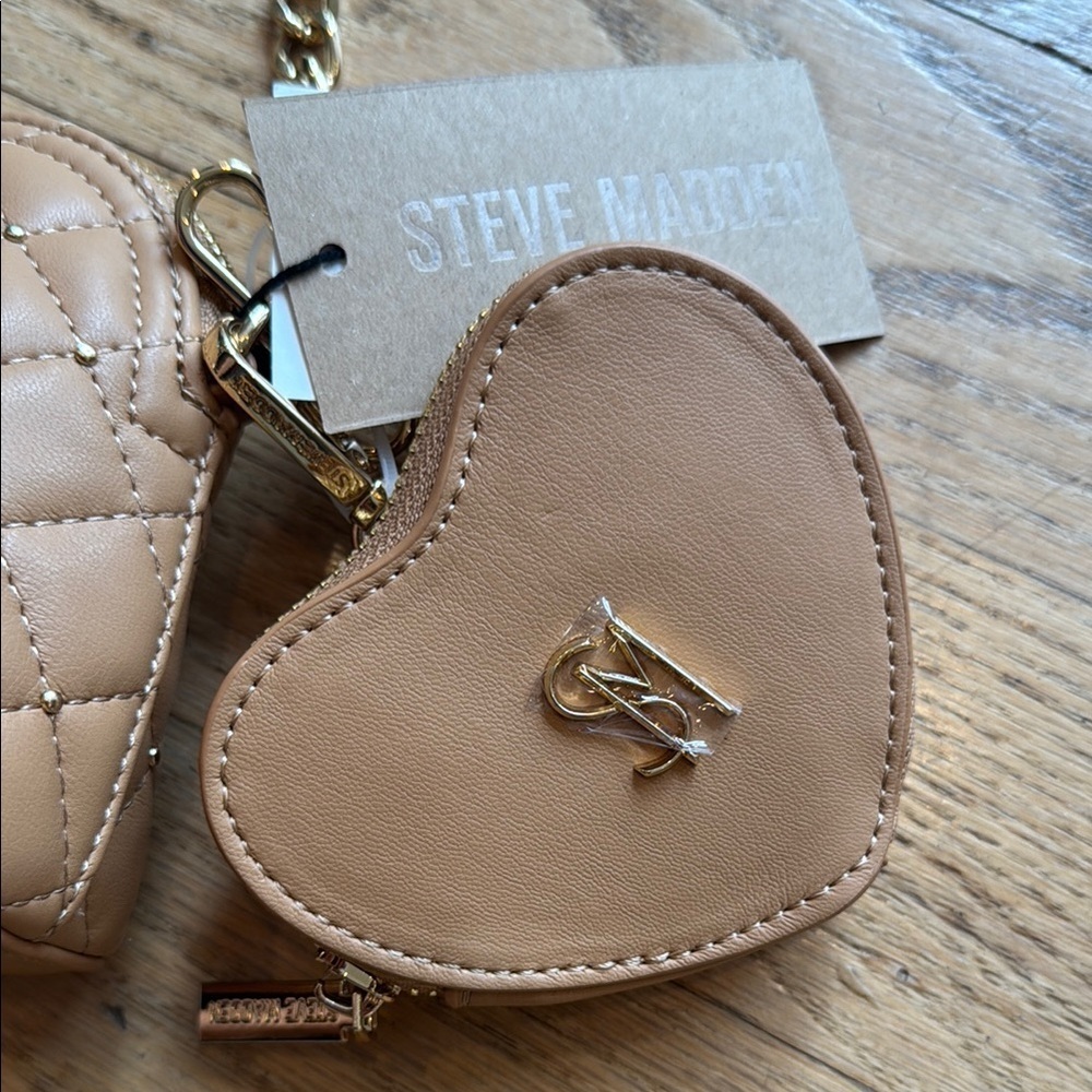 Steve Madden Crossbody Bag Tan NWT - Picture 4 of 12